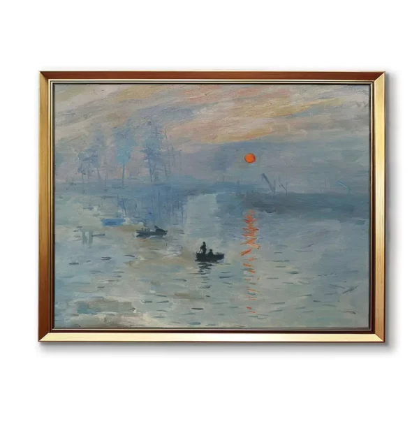 Monet "Impression, Sunrise" Oil Painting Reproduction
