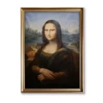 Mona Lisa oil painting reproduction in custom gold frame(4032G), hand-painted museum-quality replica