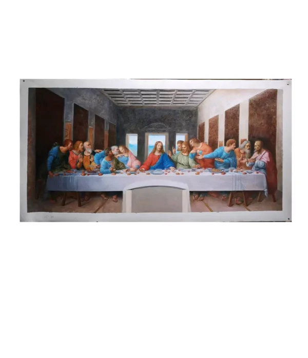 Unframed The Last Supper painting replica – high-quality canvas reproduction of Da Vinci’s art