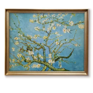 Hand-painted Vincient Van Gogh Almond Blossom detail (after)