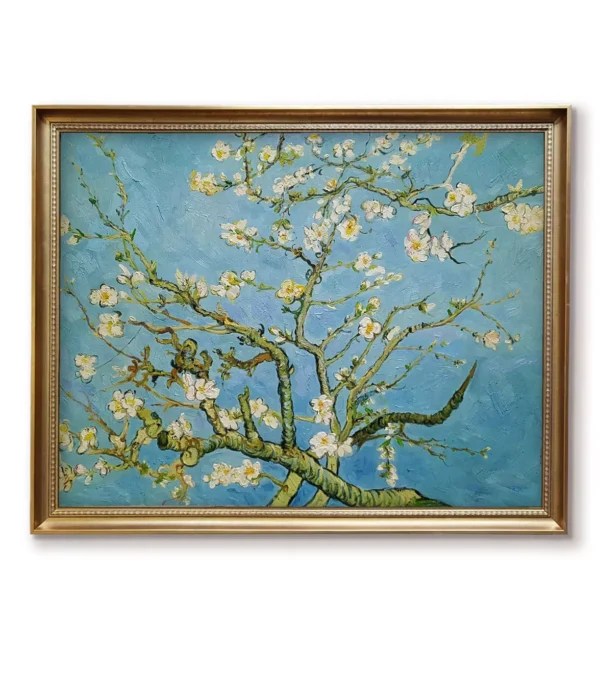 Hand-painted Vincient Van Gogh Almond Blossom detail (after)